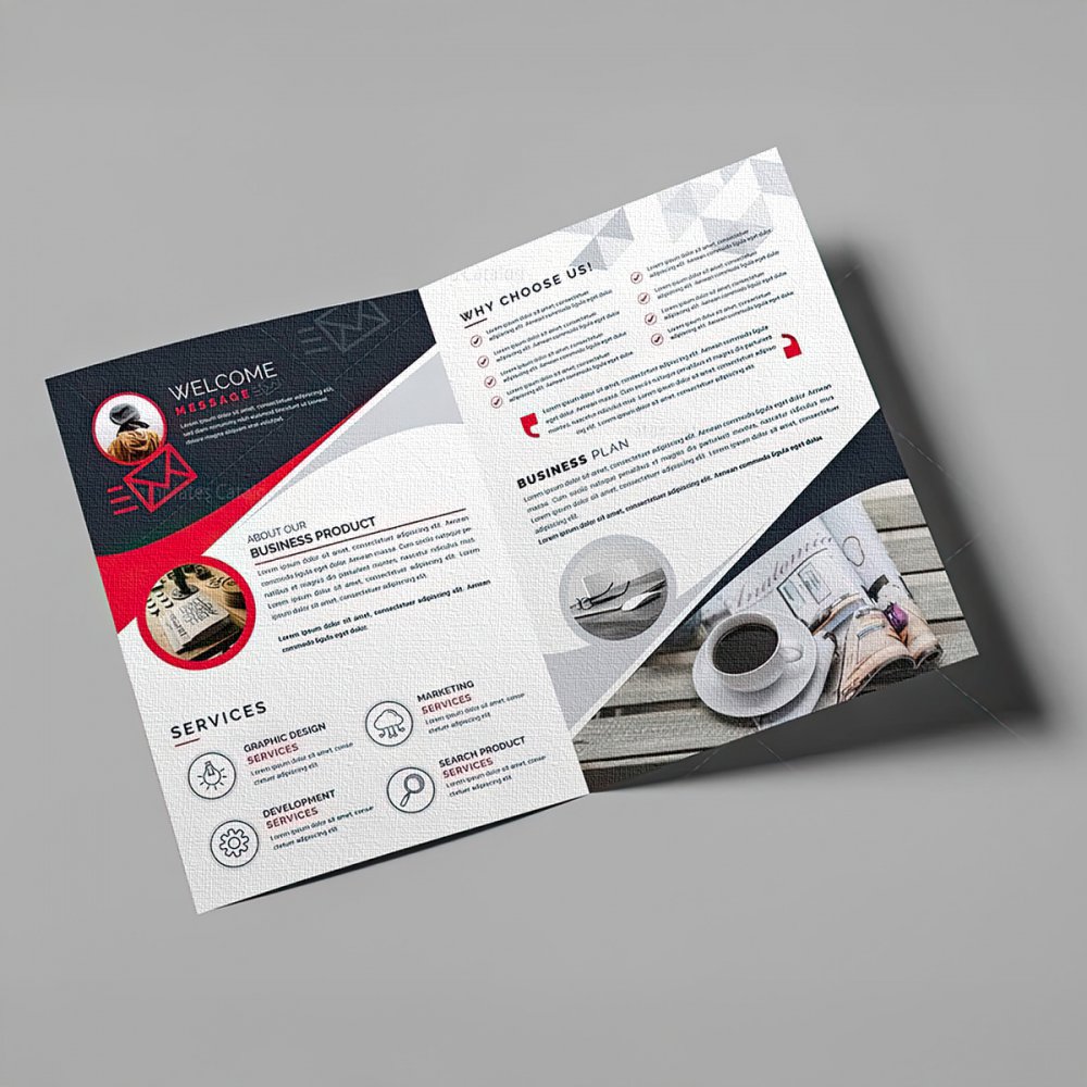 Textured Paper | 4 Pages | A4 size | 270 gsm | Center Fold