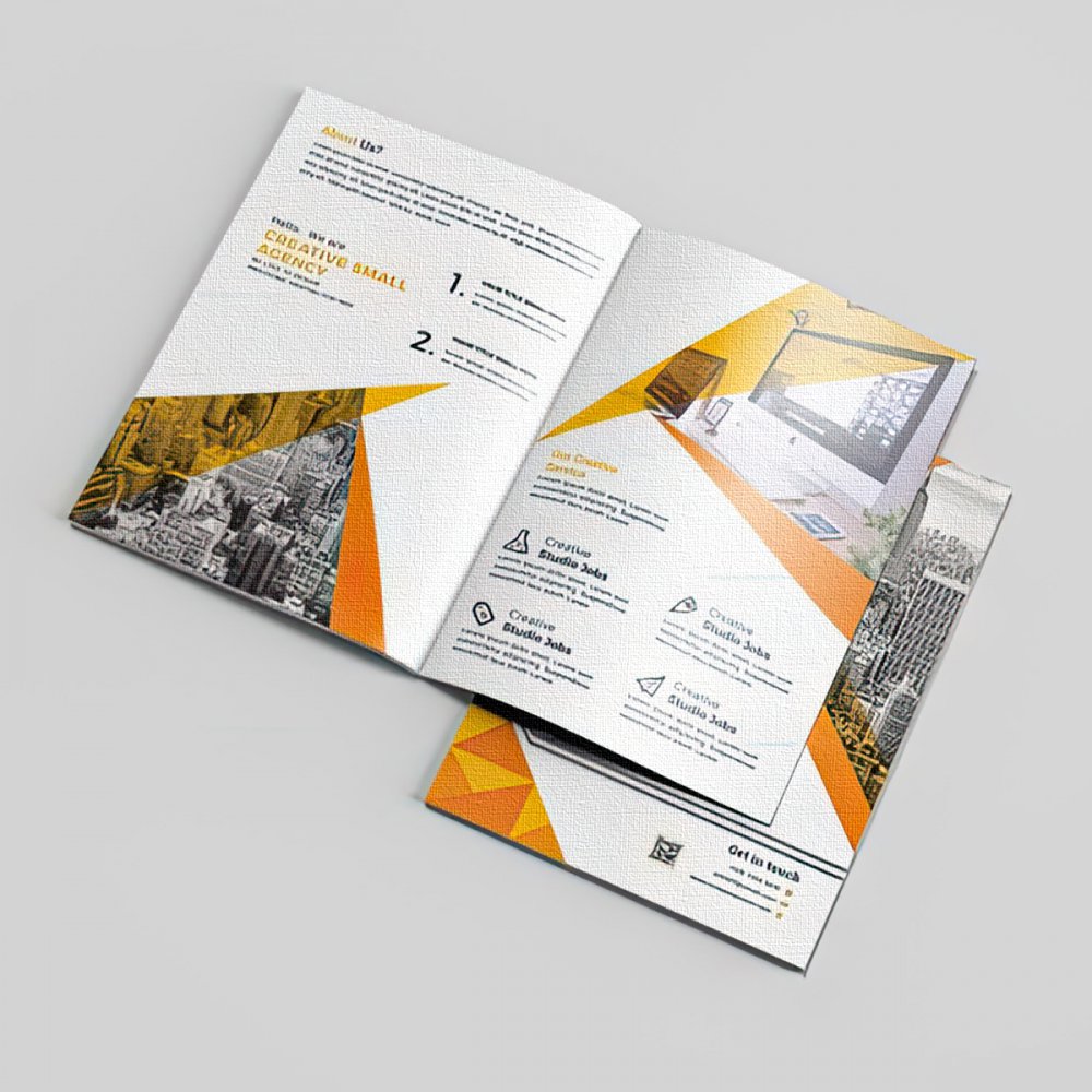 Textured Paper | 4 Pages | A4 size | 270 gsm | Center Fold