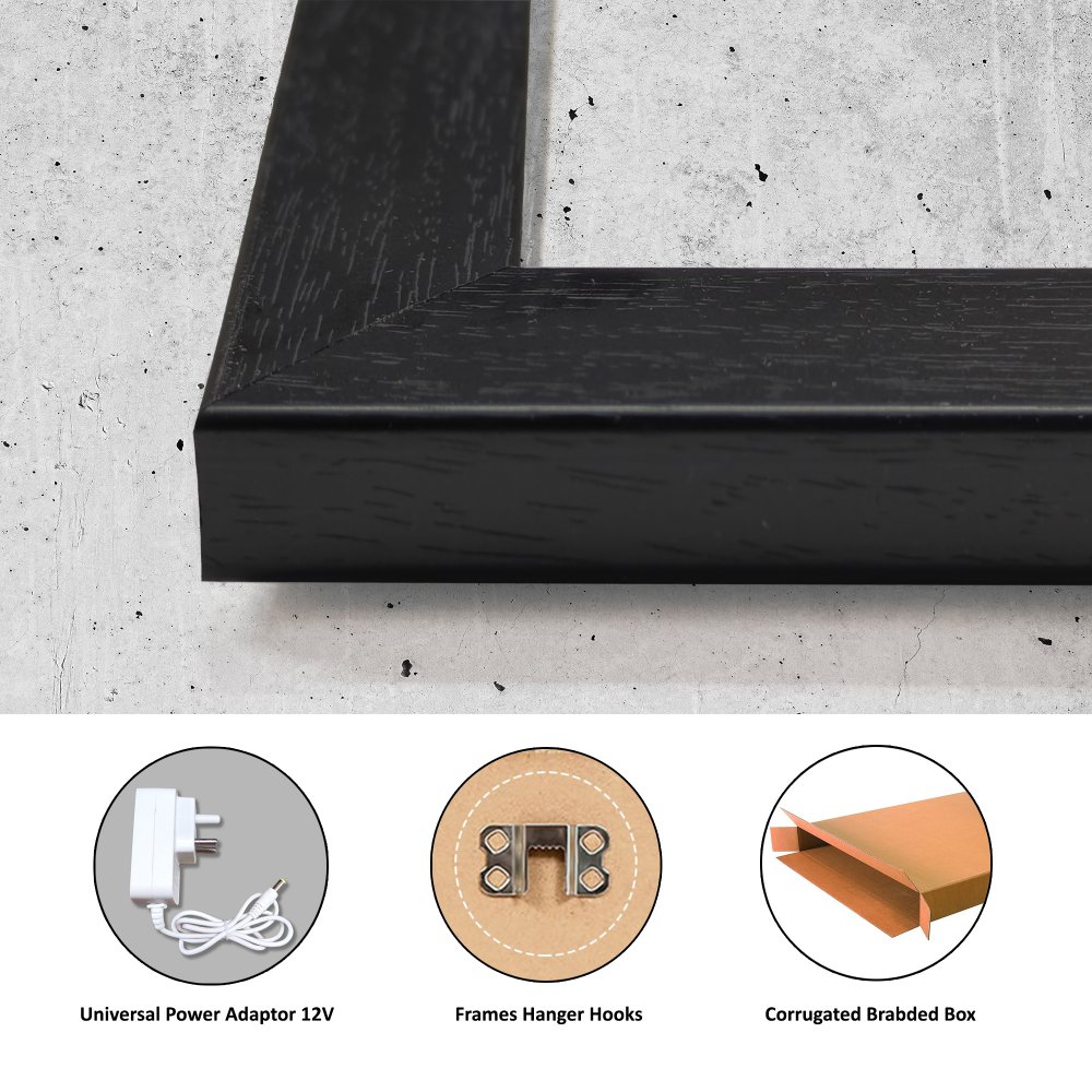 LED Frame | Black Frame