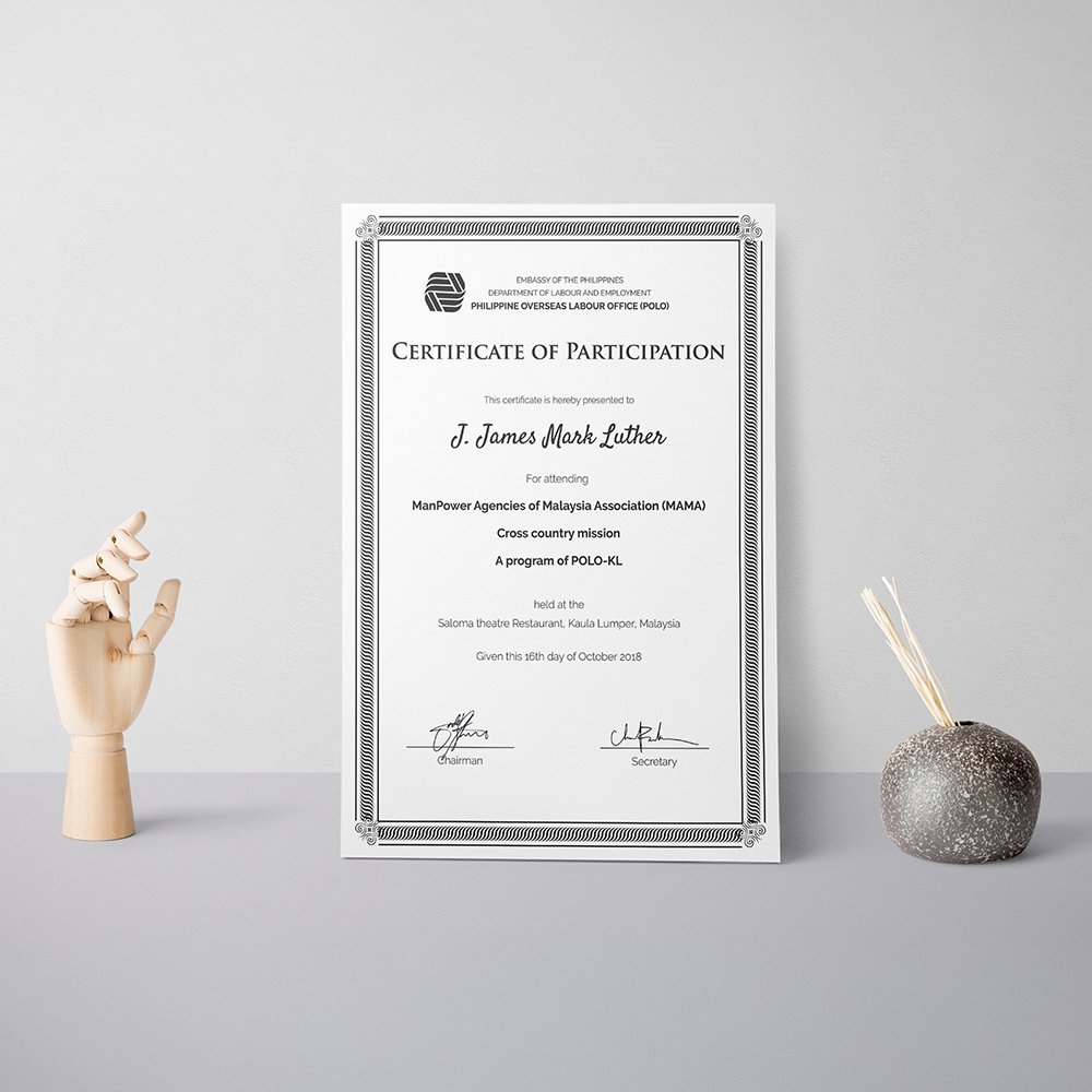 Variable Certificate Printing | A4 size | Horizontal Vertical | 300 gsm |